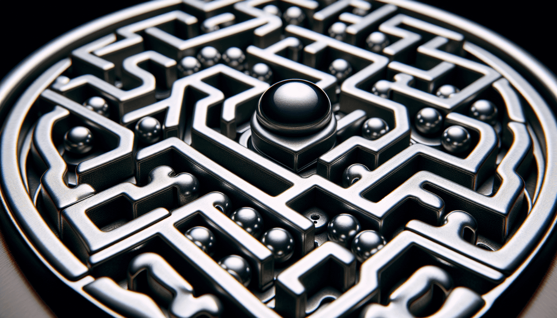 Plinko puzzle close-up